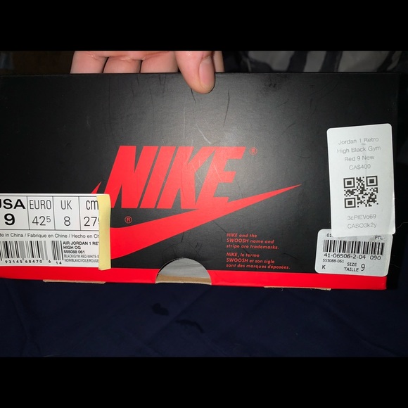 Jordan Retro Gym Red size 9.5 - Picture 2 of 5